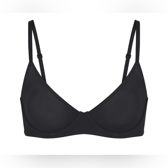 SKIMS Fits Everybody Unlined Demi Bra - NWOT - Color Onyx - Size 34DDD - Picture 3 of 3